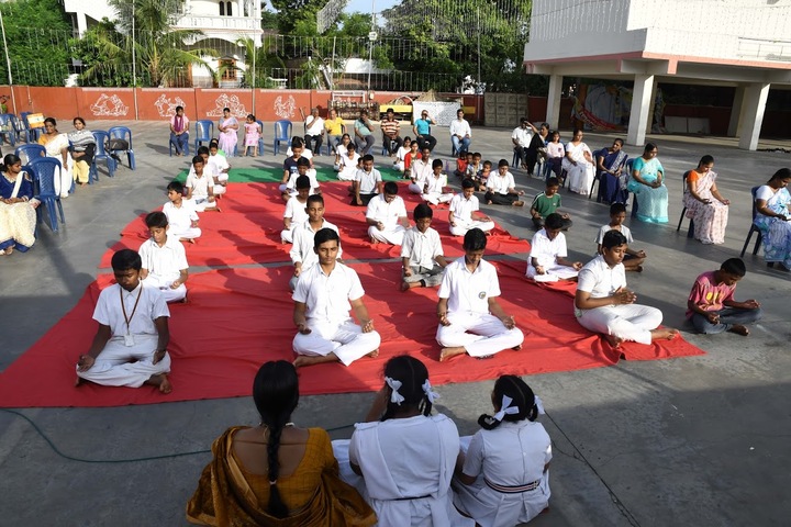 Sri Vijnana Vihara English Medium School-International Yoga Day