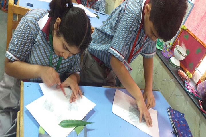 K R Mangalam World School-Drawing Activity