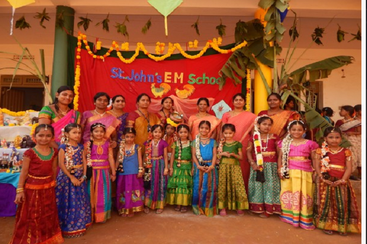 St John s English Medium High School- Sankranthi Celebrations
