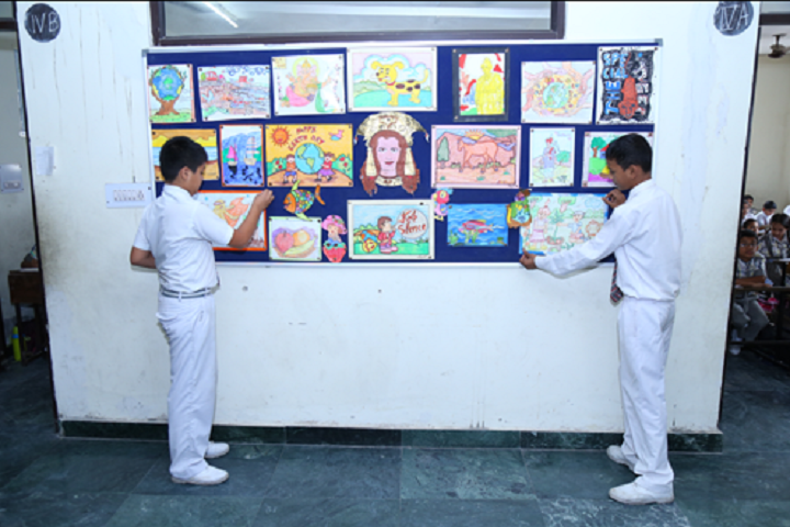 Krishna Model Secondary School-Art room