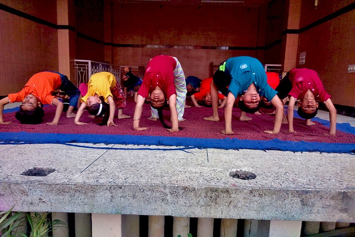 Little Flowers Public Senior Secondary School, Shahdara-Yoga Day