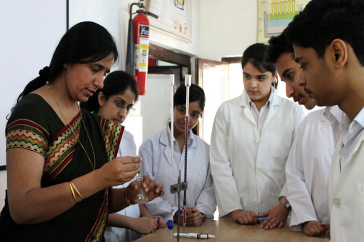 Manav Sthali School-Chemistry lab