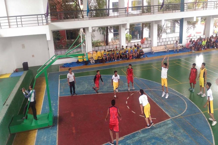 Sunflower School-Inter House Basket Ball Competition