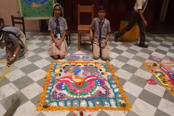 Plato Public School-Rangoli-Activity
