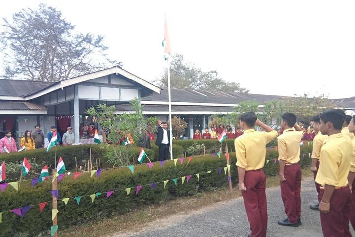 Arunachal Pali Vidyapith-Flag Hosting