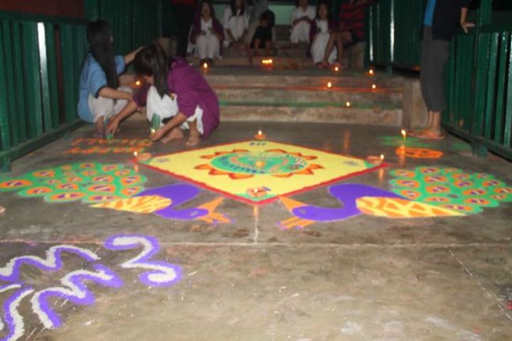 Donyi Polo Vidya Bhawan-Rangoli