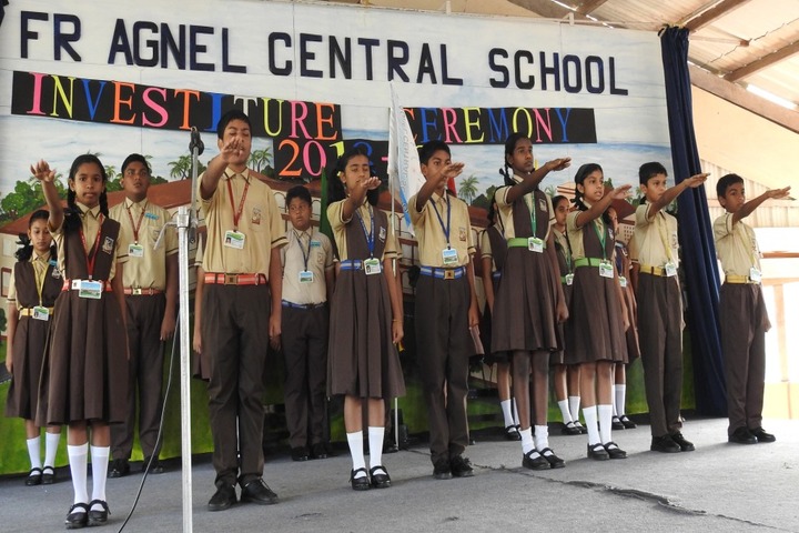 Fr Agnel Central School-Investiture Ceremony