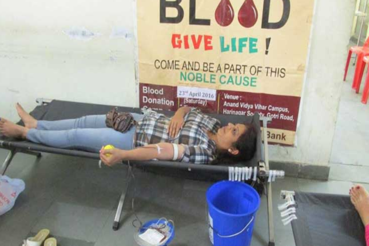 Anand Vidya Vihar-Blood donation day