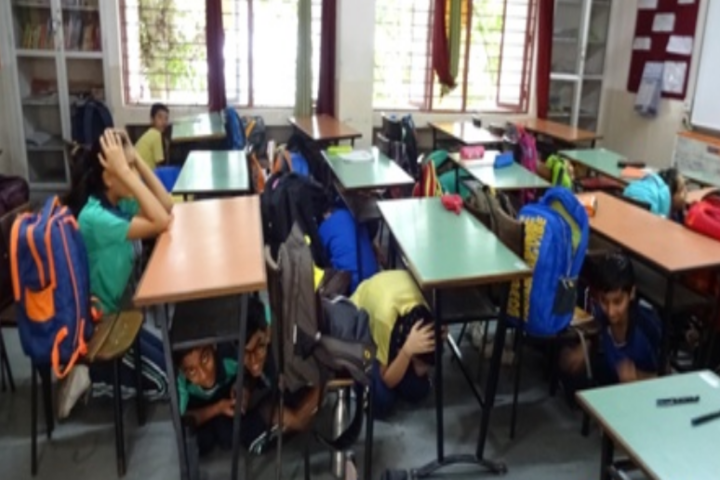 Anand Vidya Vihar-Earth quake drill