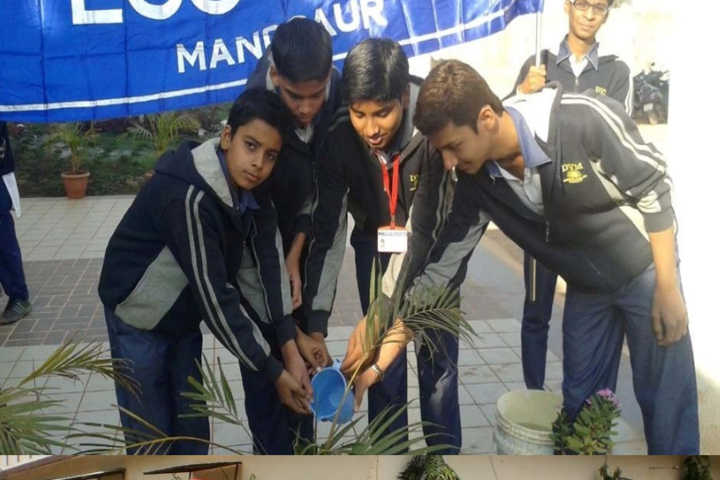 Birla Sagar Higher Secondary School-Greenary saving activity
