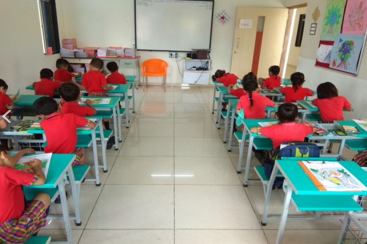 Blue Moon International School,Karjan-Classroom