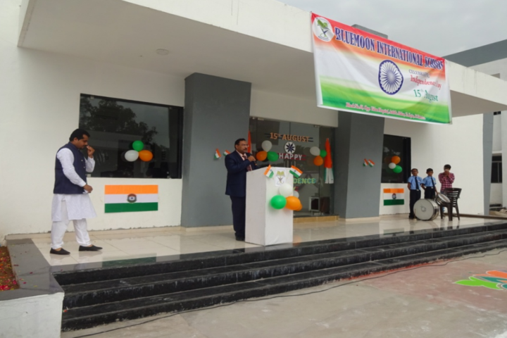Blue Moon International School,Karjan-National Day Celebration