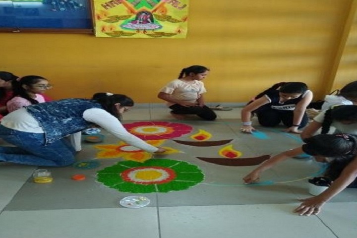 Fatima Convent Public School-Rangoli Competition