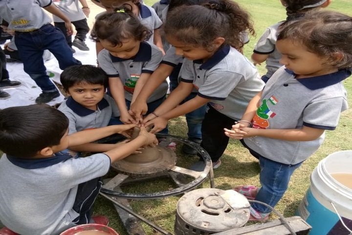 Gems Genesis International School-Pot Making Activity