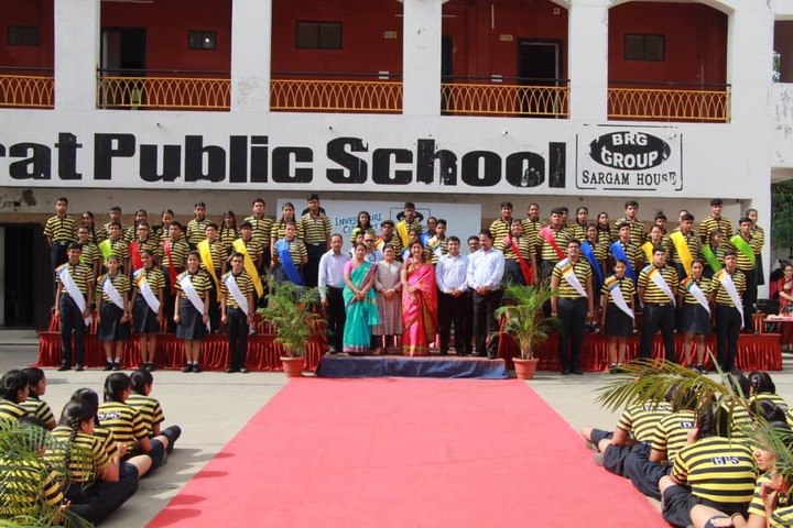 Gujarat Public School-Students and Staff