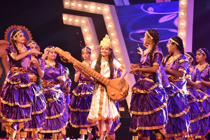 Jay Ambe International School-Classical Dance Performance