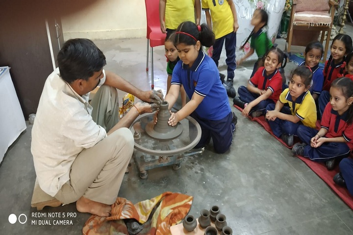 Kendriya Vidyalaya-Pot Making Activity