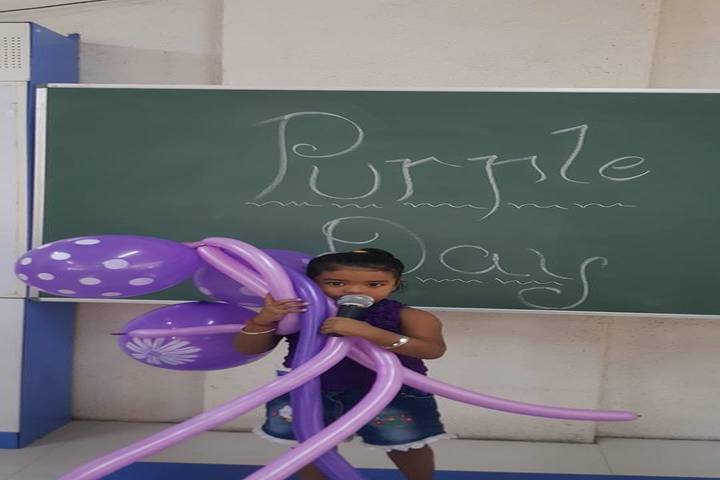 Shree Jain Yuvak Mandal English Medium School-Purple Day