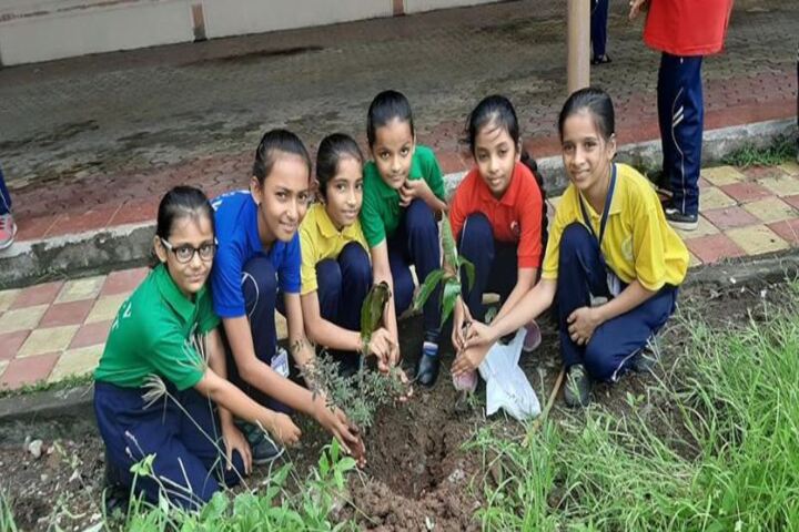 Shree Radhagovind Vidyamandir-Tree Plant