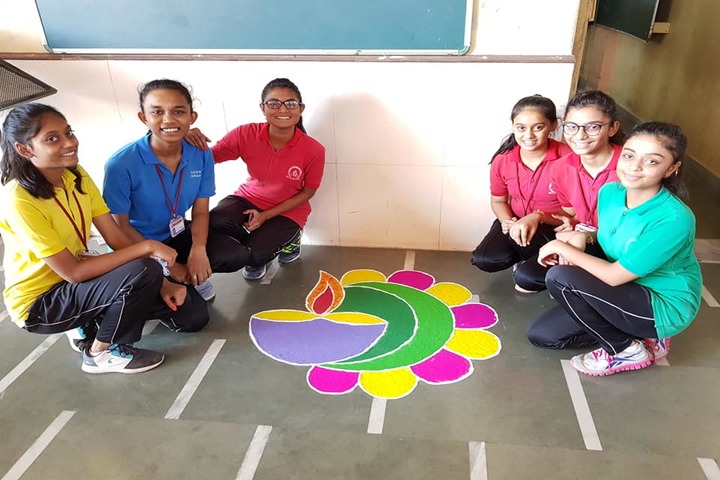 Shree Radhagovind Vidyamandir-Rangoli Competition