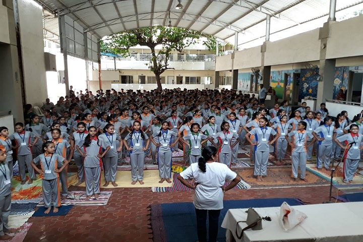 Shri LG Haria Multipurpose School-Yoga Day