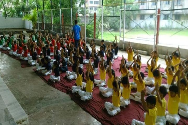 Vidya Dham International School-Yoga Activity