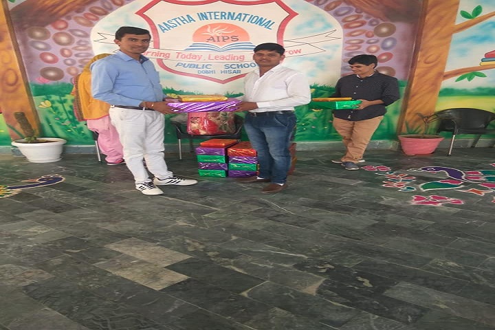 Aastha International Public School-Presentation party