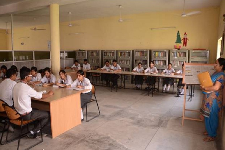 Alpine Public School-Library with reading room
