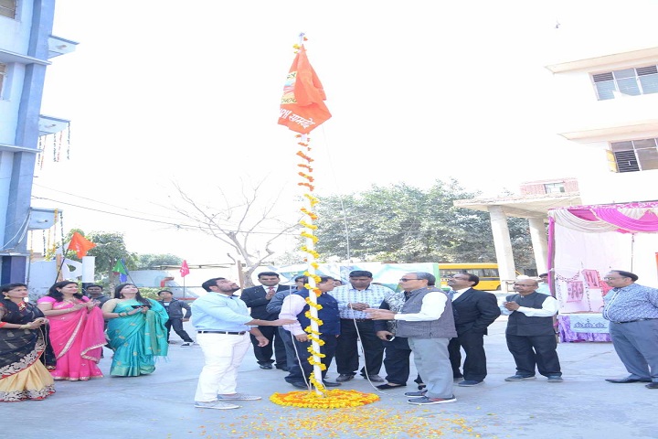 Arya Vidya Mandir Senior Secondary School-Flag Hosting