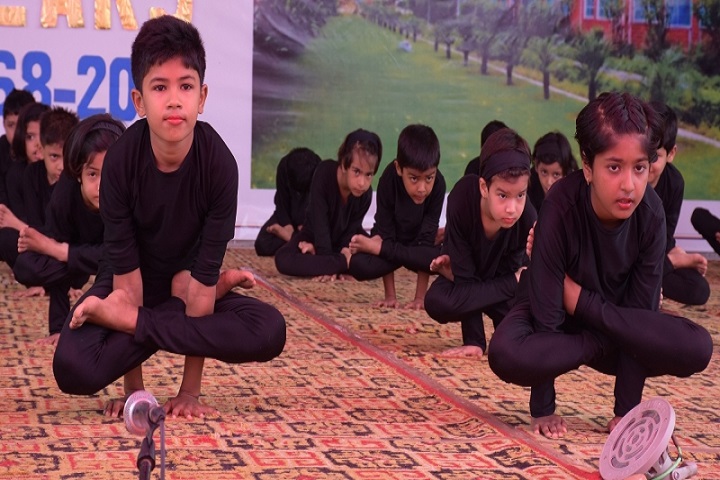 Bal Bharti School-Yoga activity