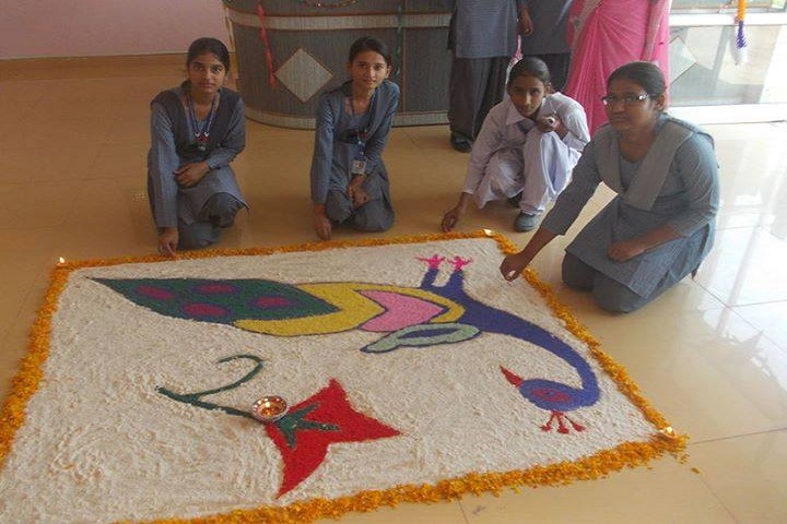 Cambridge International Senior Secondary School-Rangoli Competition