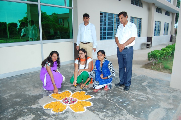 Chaudhary Chainsukh Senior Secondary School-Rangoli