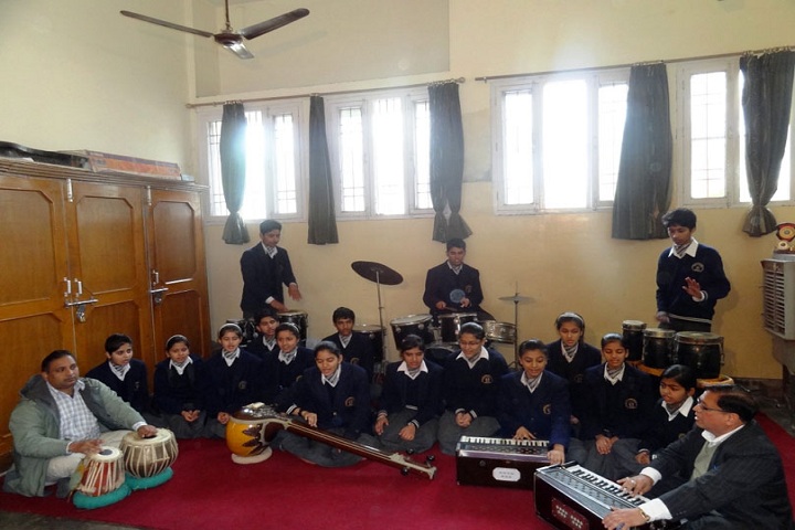 D A V English Medium Model Senior Secondary School-Music Room