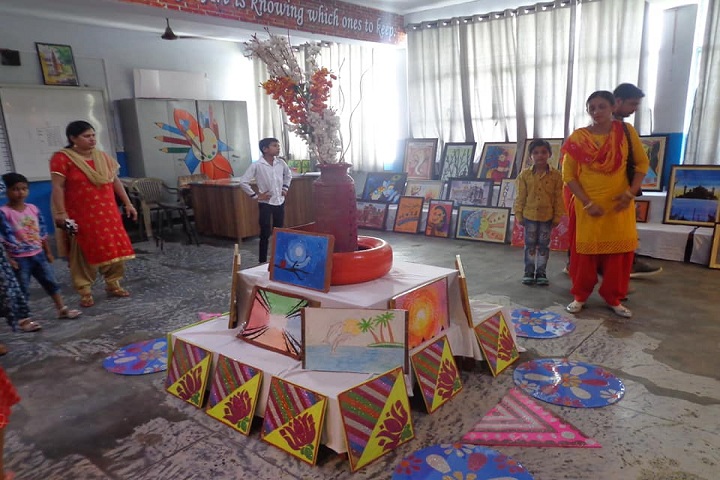 D A V Public School-Art Exhibition