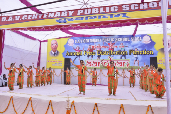 Dav Centenary Public School Sirsa-Group Dances