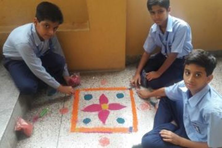 Dayal Singh Public School-Rangoli