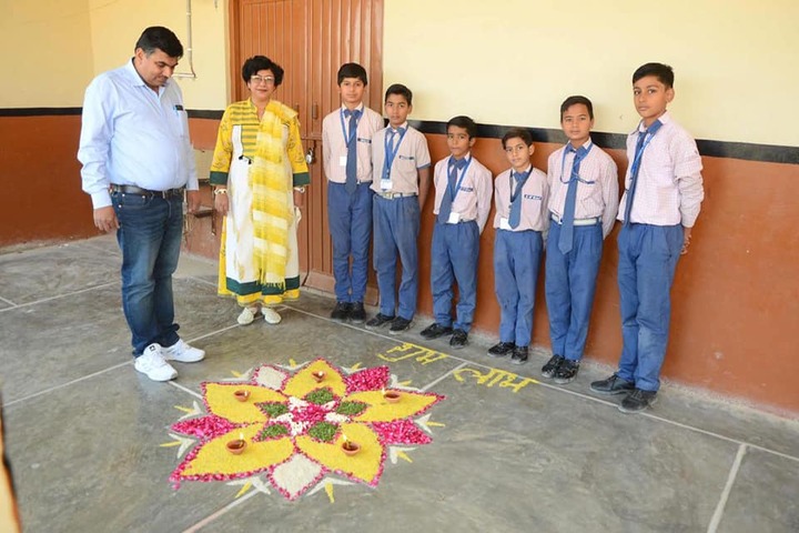 Dayanand Senior Secondary School-Rangoli