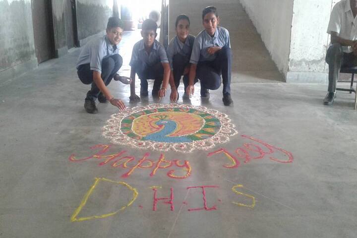Delhi Heritage International School-Rangoli