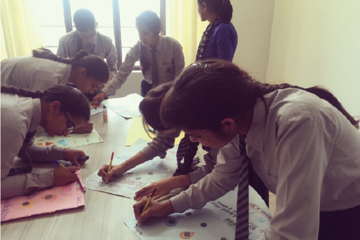 Divine International Public School-Poster Making