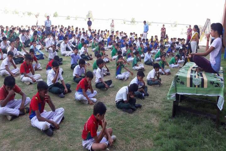 G A V Public School-Yoga Day