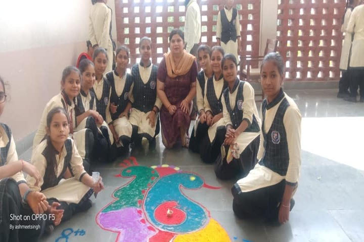 Guru Teg Bahadur Khalsa Public School-Rangoli
