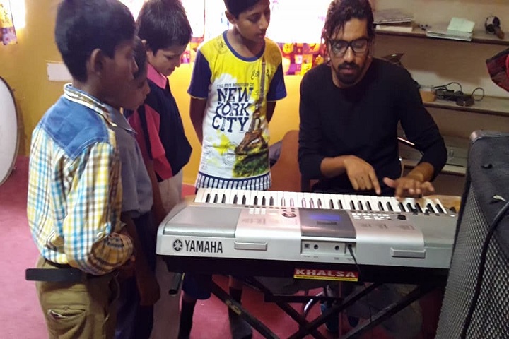 Hare Krishna International Senior Secondary School-Music Room
