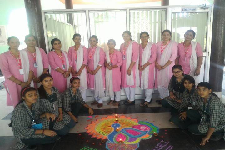 Hitkari Vidya Mandir-Rangoli