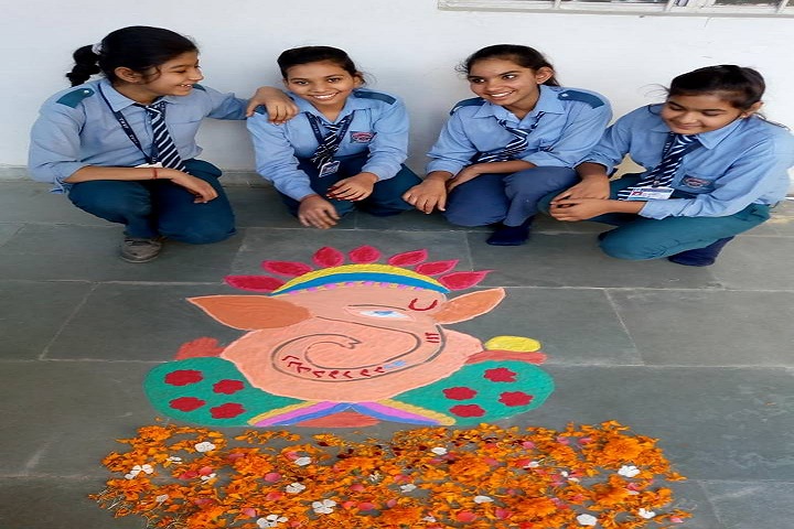 Jai Bharat Modern Senior Secondary School-Rangoli