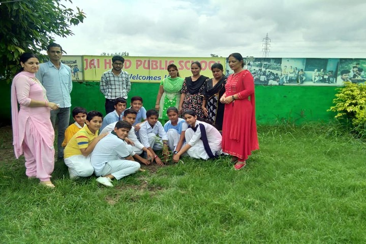 Jai Hind Public School-Tree Plantation