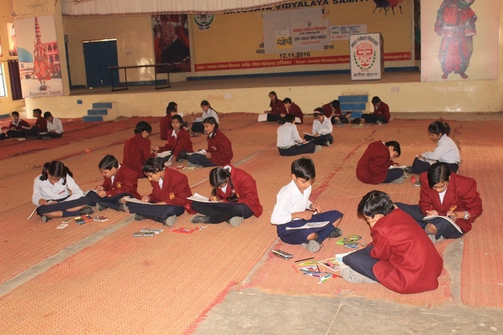 Jawahar Navodaya Vidyalya-Drawing Activity