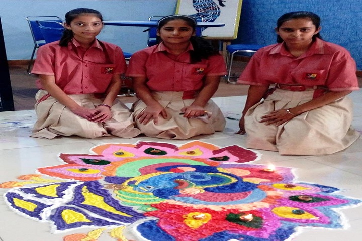 John Wesley Convent School-Rangoli