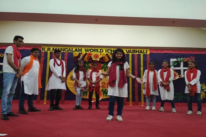 K R Mangalam World School-Dances