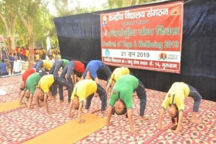 Kendriya Vidyalaya-Yoga Day