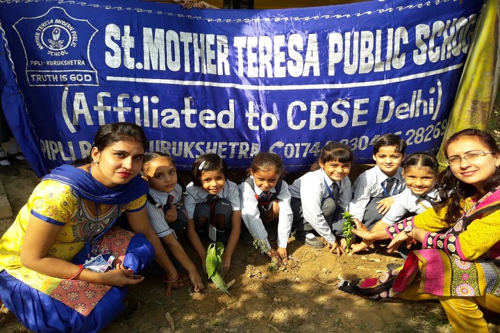 Mother Teresa Modern Public School-Planting a Tree